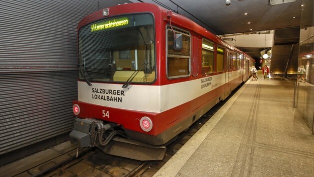 Die Salzburger U-Bahn hat derzeit nur eine Haltestelle. (Bild: Tschepp Markus)