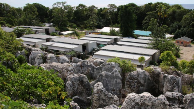 Camp 4 des australischen Flüchtlingslagers auf der Pazifikinsel Nauru (Bild: AFP)