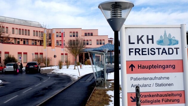 Das Landeskrankenhaus Freistadt der Landesspitälerholding Gespag (Bild: Horst Einöder)