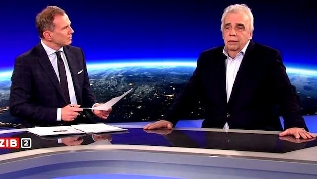 Armin Wolf im Gespräch mit Johannes Voggenhuber (Bild: ORF-TVthek)