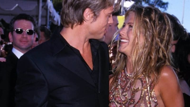 Jennifer Aniston und Brad Pitt im Jahr 1999 (Bild: www.pps.at)