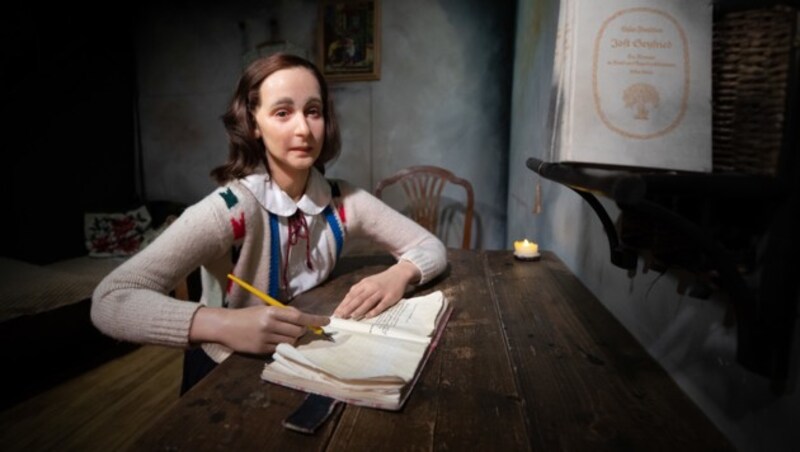 Wachsfigur von Anne Frank (Bild: APA/GEORG HOCHMUTH)