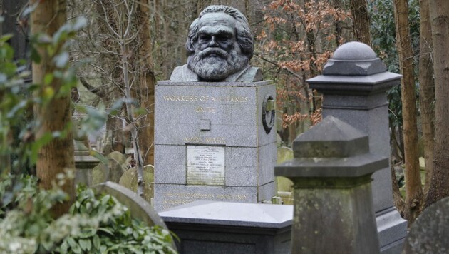 Grabstein von Karl Marx (Bild: AFP)