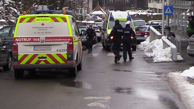 Die Bezirkshauptmannschaft Dornbirn war zum Tatort geworden. (Bild: APA/Maurice Shourot)