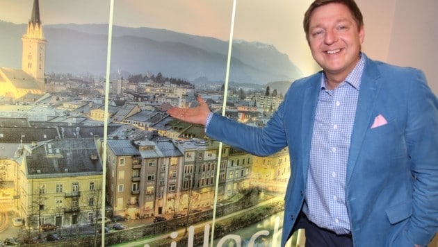 Bürgermeister Günther Albel hofft auf neuen Markt und ein Parkhaus. (Bild: Uta Rojsek - Wiedergut)