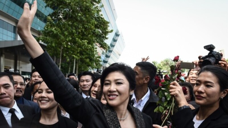 Die ehemalige Premierministerin Yingluck Shinawatra wurde 2017 wegen Korruption zu fünf Jahren Haft verurteilt. Sie hatte sich aber vorher ins Ausland abgesetzt, wo sie sich nach wie vor aufhält. (Bild: AFP)