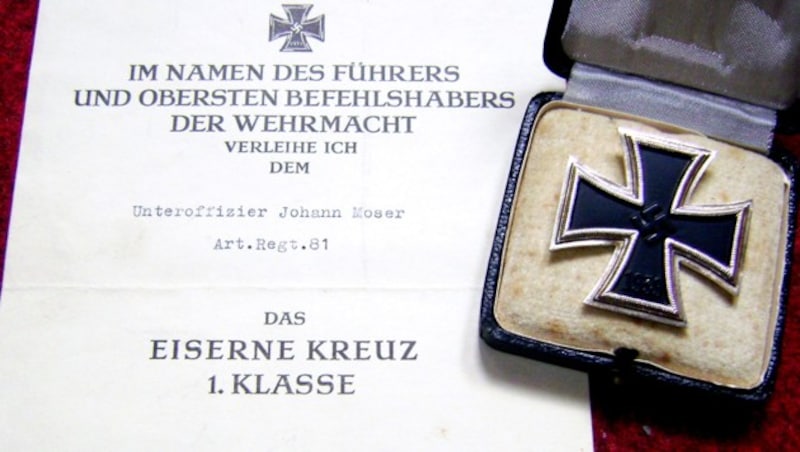 Das Eiserne Kreuz galt unter anderem als eine der höchsten Auszeichnungen der deutschen Wehrmacht. (Bild: wikimedia.org)