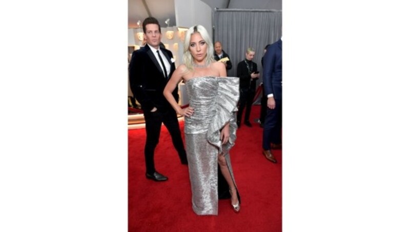 Strahlend schön: Lady Gaga holte drei Trophäen und viele Komplimente. (Bild: 2019 Getty Images)