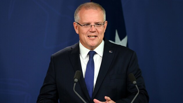 Australiens Premierminister Scott Morrison (Bild: APA/AFP/Saeed KHAN)