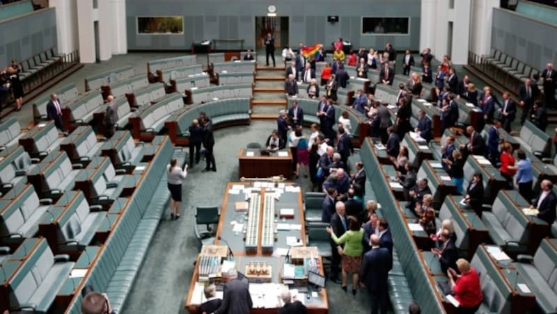 Das australische Parlament in Canberra (Bild: APA/AFP/SEAN DAVEY)