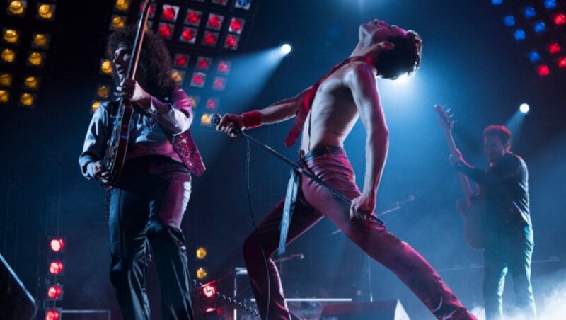 Rami Malek als Freddie Mercury in „Bohemian Rhapsody“ (Bild: AP)