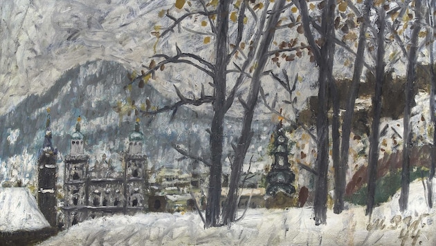 „Salzburg im Winter“ von Max Pfeiffer-Watenphul (Bild: Dorotheum)