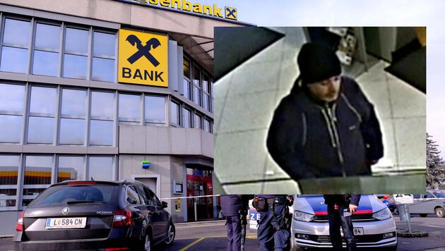 Banküberfall auf Raiffeisen in Linz Neue Welt. (Bild: Horst Einöder)