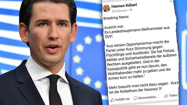 (Bild: AP, facebook.com, krone.at-Grafik)