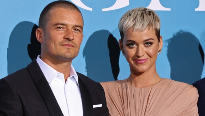 Orlando Bloom und Katy Perry bei der Monte-Carlo-Gala 2018 in Monaco (Bild: AFP)