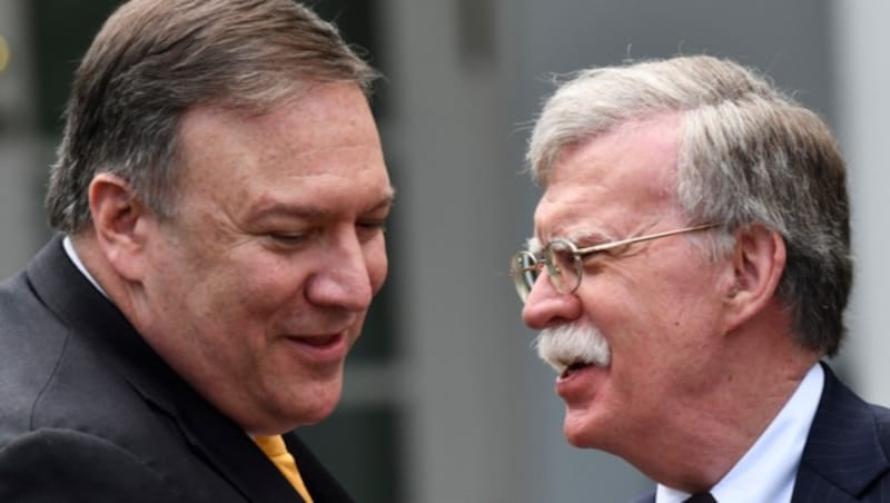 Mit US-Außenminister Mike Pompeo und dem Nationalen Sicherheitsberater John Bolton sind auch Treffen geplant. (Bild: APA/AFP/Nicholas Kamm)