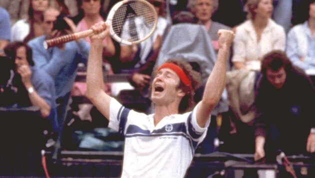 McEnroe in Wimbledon 1981 (Bild: afp)