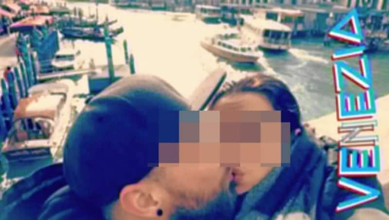 Das Ehepaar bei einem Italien-Urlaub. „Wir hatten dort“, so Jasmina M., „mit den Kindern schöne Tage.“ Aber bald nach der Heimkehr gab es wieder Streit. (Bild: Andi Schiel, krone.at-Grafik)