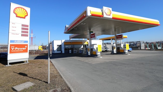 Diese Tankstelle in Seiersberg wurde am 17. Februar 2019 ausgeraubt (Bild: Juergen Radspieler)