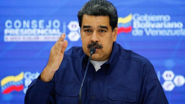 Staatschef Nicolas Maduro (Bild: APA/AFP/Venezuelan Presidency/HO)