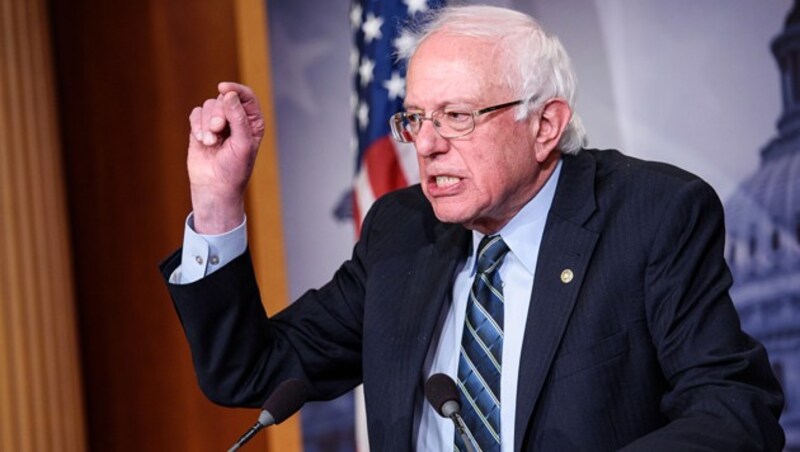 Stets angriffslustig: Bernie Sanders (Bild: AFP )