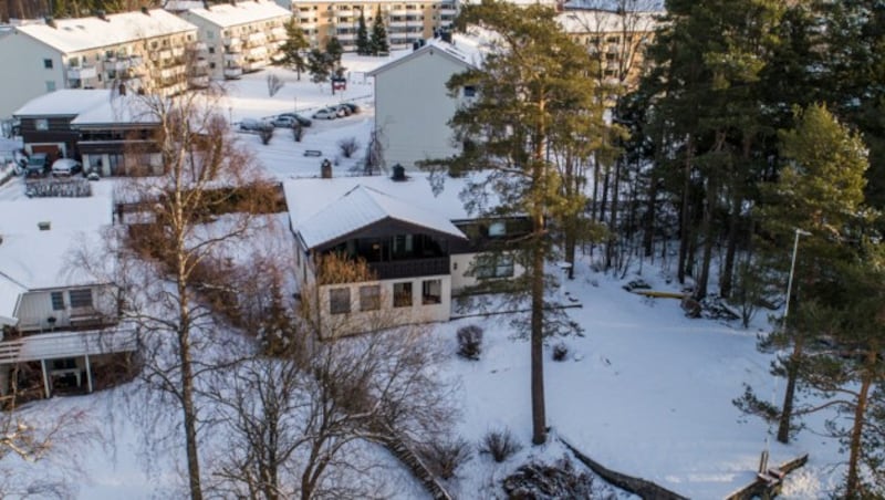 Aus diesem Gebäude verschwand Anne-Elisabeth Falkevik Hagen spurlos. (Bild: AP)