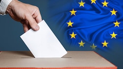 Am 9. Juni sollen mehr als 400.000 Kärntner das EU-Parlament wählen. (Bild: stock.adobe.com, krone.at-Grafik)