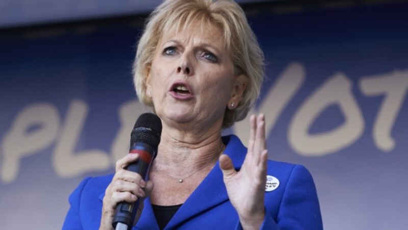 Anna Soubry ist eine der drei Abgeordneten, die Mays Partei verlassen haben. (Bild: APA/AFP/NIKLAS HALLE'N)