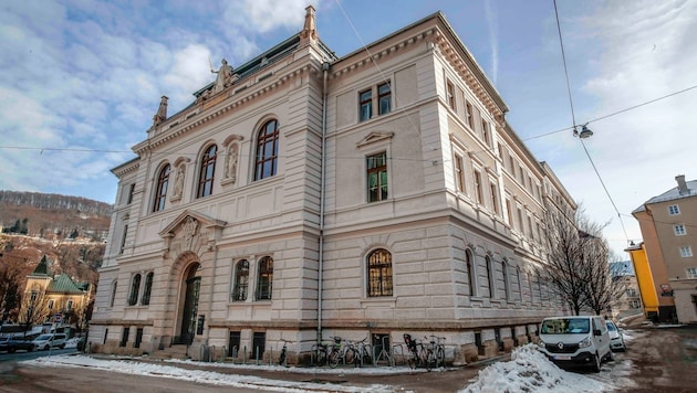 Justizgebäude in Salzburg, Sitz des Landesgerichtes (Bild: Markus Tschepp)