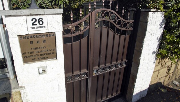 Die nordkoreanische Botschaft in Rom (Bild: ASSOCIATED PRESS)