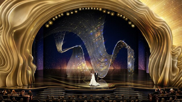 Swarovski lässt auch heuer wieder die Oscar-Bühne funkeln. (Bild: Swarovski)