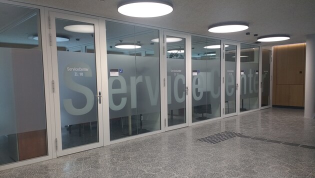 Das neue Service-Center im Salzburger Landesgericht (Bild: Antonio Lovric)