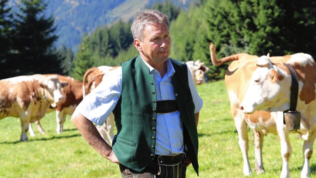 Landwirtschaftskammer-Präsident Franz Titschenbacher im Interview (Bild: Juergen Radspieler)