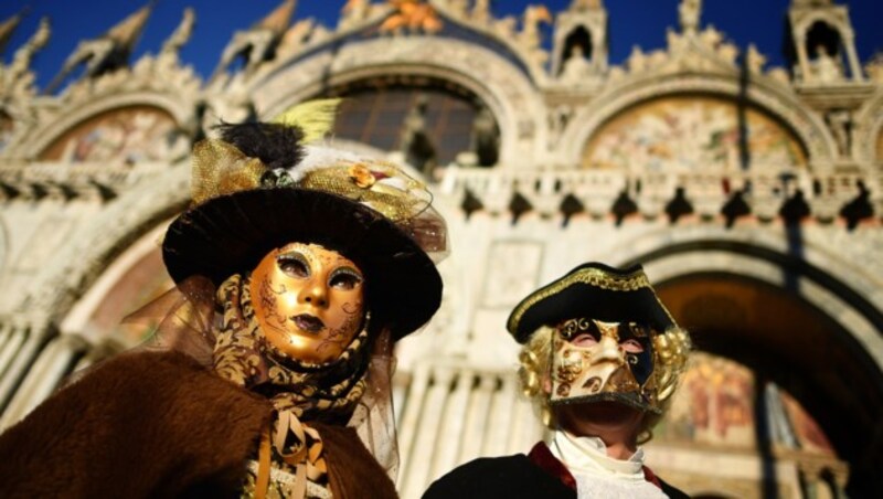 Besonders der Karneval in Venedig zieht viele Touristen an. (Bild: AFP)