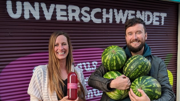 BILD zu OTS - Cornelia und Andreas Diesenreiter, Geschwister und GrnderInnen von Unverschwendet. (Bild: Unverschwendet)