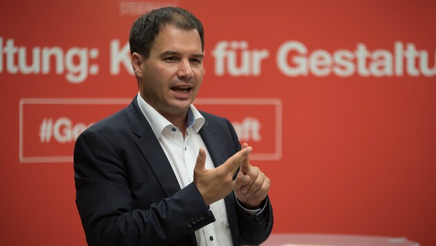 Landeshauptmann-Stellvertreter Michael Schickhofer (Bild: Patrick Neves/SPÖ)