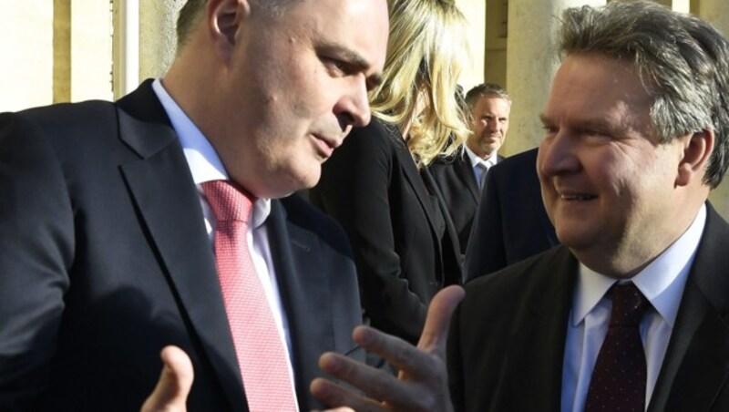 Hans Peter Doskozil und Michael Ludwig, SPÖ (Bild: APA/Robert Jäger)