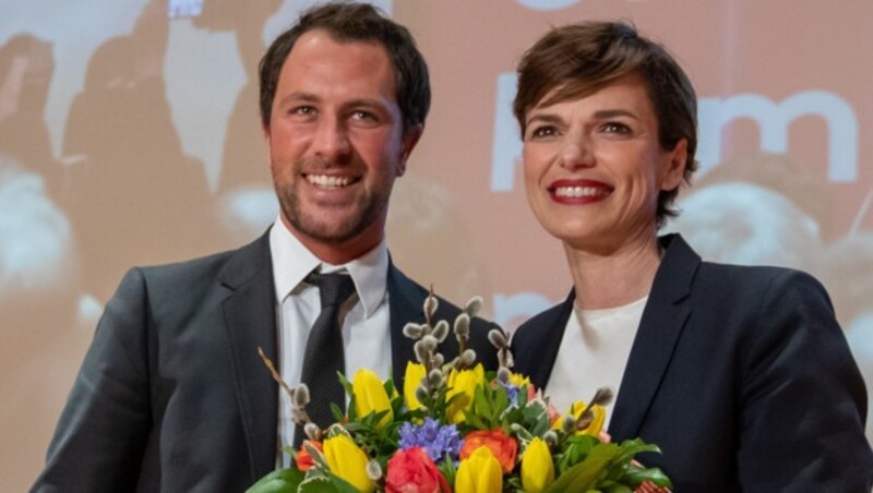 Georg Dornauer und Pamela Rendi-Wagner (Bild: APA/EXPA/JOHANN GRODER)