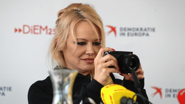 Pamela Anderson besuchte das Grazer Elevate Festival 2019 (Bild: Sepp Pail)
