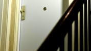 Da die Haustür versperrt war, musste die Polizei über eine Leiter auf den Balkon klettern. Von ...
