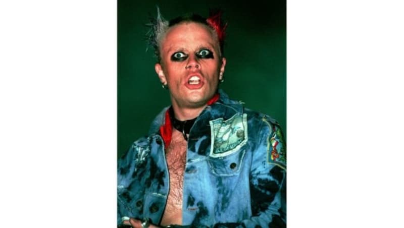 Keith Flint 1997 bei einem Konzert in Offenbach (Bild: AP)