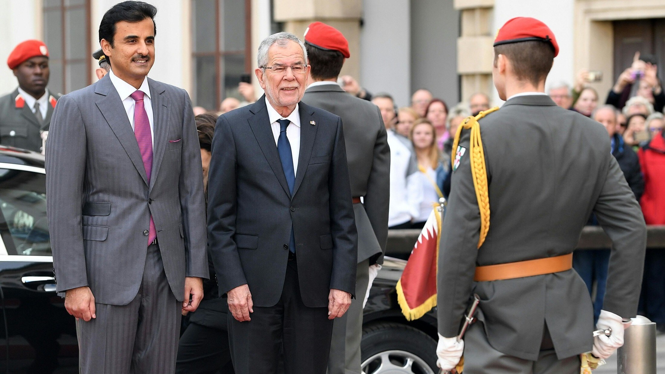 Emir Von Katar Trifft Kurz Und Van Der Bellen Krone At