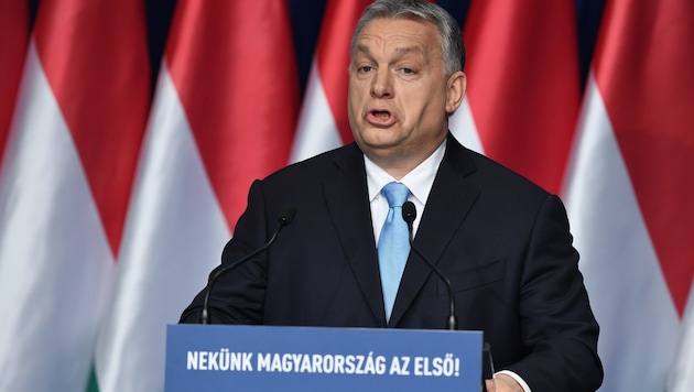 Ungarns Premierminister Viktor Orban (Bild: APA/AFP/ATTILA KISBENEDEK)