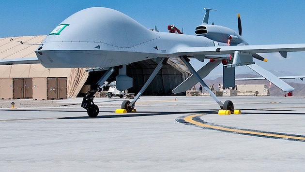 Eine US-Drohne in Afghanistan (Bild: AFP)
