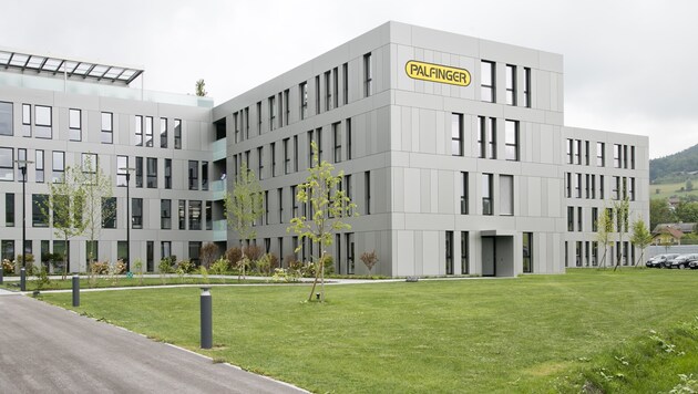 Der Hauptsitz des Unternehmens in Bergheim (Bild: Palfinger)