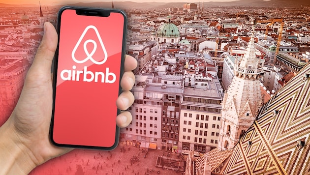 Selon le nouveau règlement de l'UE, les hôtes Airbnb doivent s'enregistrer. (Bild: stock.adobe.com, krone.at-Grafik)