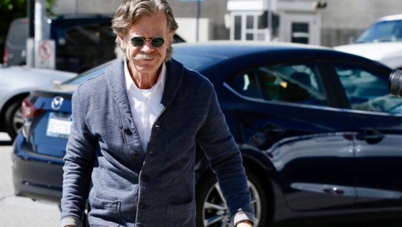 Felicity Huffmans Ehemann William H. Macy auf dem Weg ins Gericht (Bild: AP)