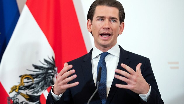 Kanzler Sebastian Kurz (ÖVP) (Bild: APA/Georg Hochmuth)