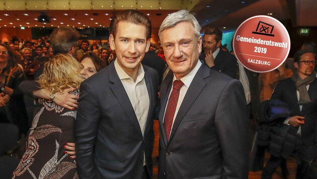 Kurz trat erst vergangenen Donnerstag mit Preuner beim ÖVP-Wahlfinale im Kongresshaus auf (Bild: Markus Tschepp)