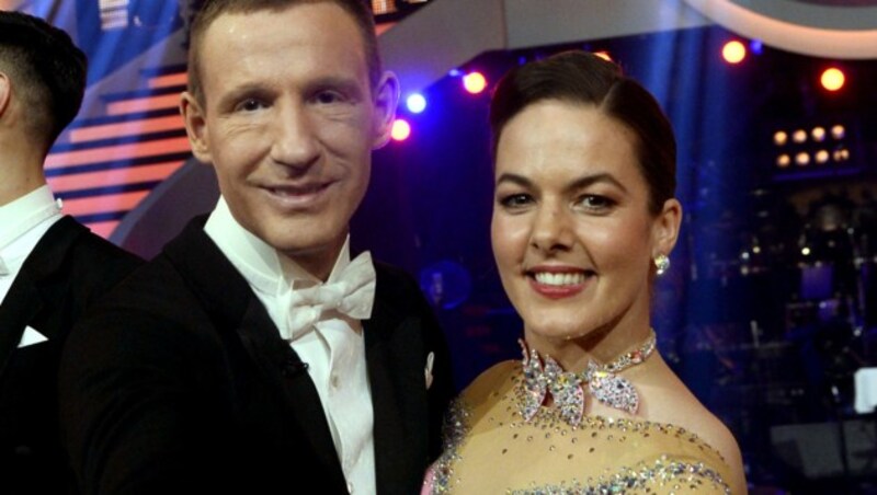 Auftakt neue Staffel „Dancing Stars“ mit PR-Manager Stefan Petzner und Tänzerin Roswitha Wieland (Bild: APA/HERBERT PFARRHOFER)